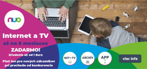 Pri prechode od konkurencie Internet a TV až na 6 mesiacov zadarmo