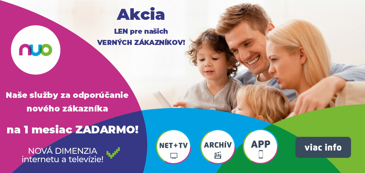 Pravidlá zákazníckej akcie  „Za odporučenie nového zákazníka, 1 mesiac našich služieb zadarmo“